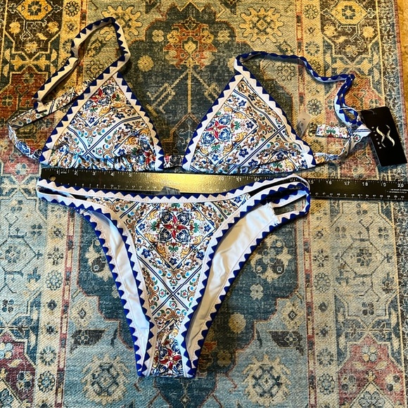New Greece style Sexy Bikini with Gathering pads for Women size large - Picture 3 of 7